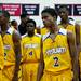 Ypsilanti senior Justin Bernard and other players react to losing to Saginaw High on Tuesday, March 19. Daniel Brenner I AnnArbor.com